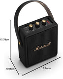 Marshall Stockwell II Portable Bluetooth Speaker - Black and Brass