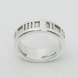 Tiffany & Co Vintage Atlas Ring in Sterling 925 Silver Roman