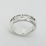 Tiffany & Co Vintage Atlas Ring in Sterling 925 Silver Roman