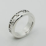 Tiffany & Co Vintage Atlas Ring in Sterling 925 Silver Roman