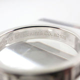 Tiffany & Co Atlas Ring Slim Sterling 925 Silver Roman
