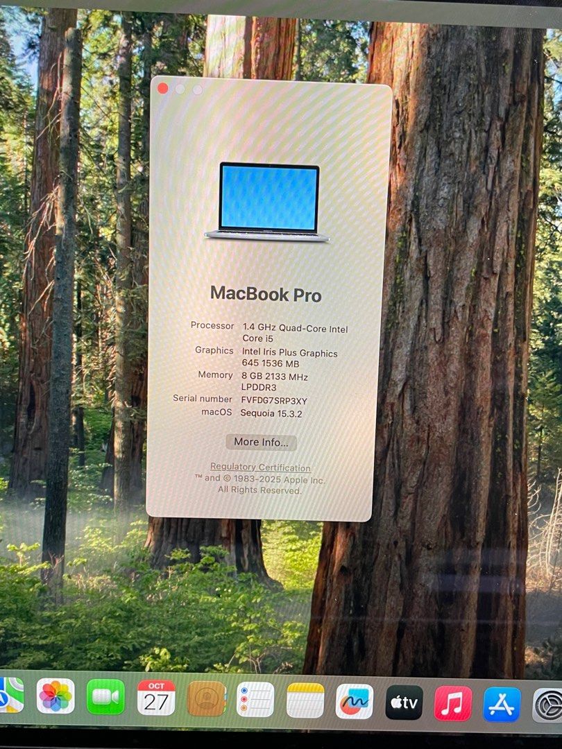 MacBook Pro 2020 13” i5 | 8GB Ram | 256GB SSD