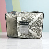 Madison Park Claire Quilt Modern Design - All Season, Breathable Coverlet Lightweight Bedding Set, Matching Shams, Decorative Pillow, King/Cal King (104 in.