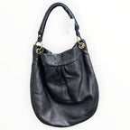 Marc by Marc Jacobs Black Leather Hobo Shoulder Bag
