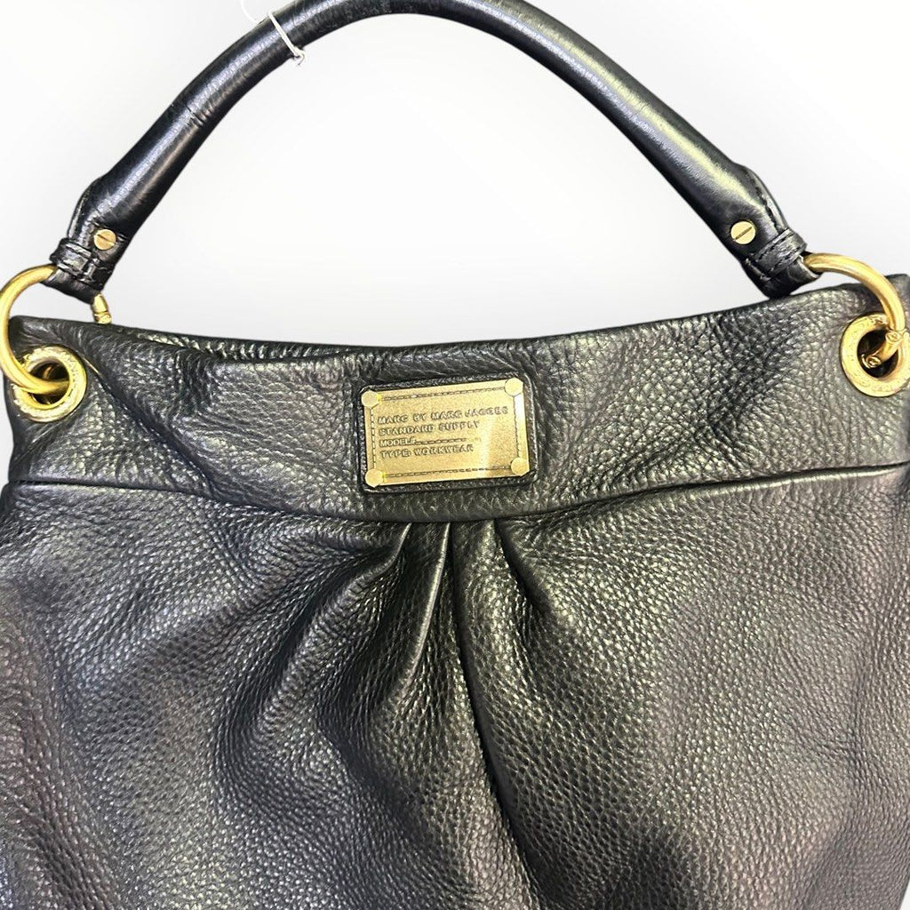 Marc by Marc Jacobs Black Leather Hobo Shoulder Bag