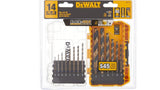 Dewalt DWA1184 14CT Drill Bit Set (For Wood)