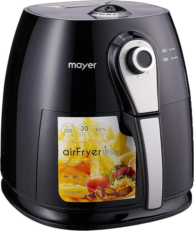 MAYER Air Fryer MMAF88 Black With Silver 3.5L