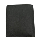 MCM Black Saffiano Leather Bi Fold Wallet