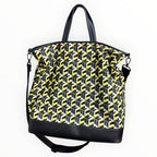 MCM Geometric Print Multi-Pocket Shoulder Bag