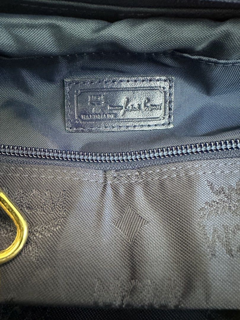 MCM Monogram Nylon Tote Bag – Navy Blu
