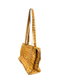 MCM Cognac Visetos Tote Bag