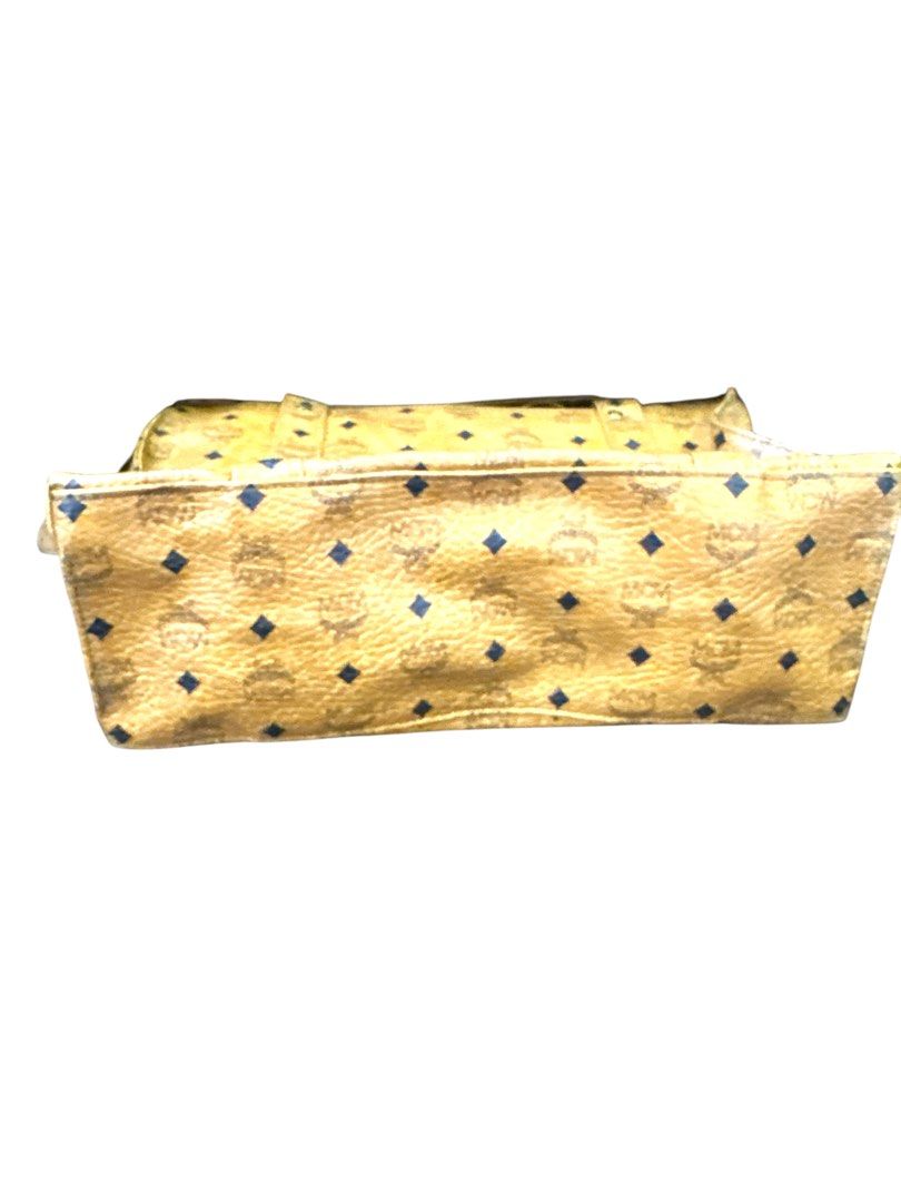 MCM Cognac Visetos Tote Bag