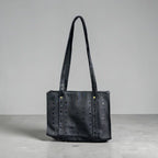 MCM Visetos Shopper Tote Bag – Black