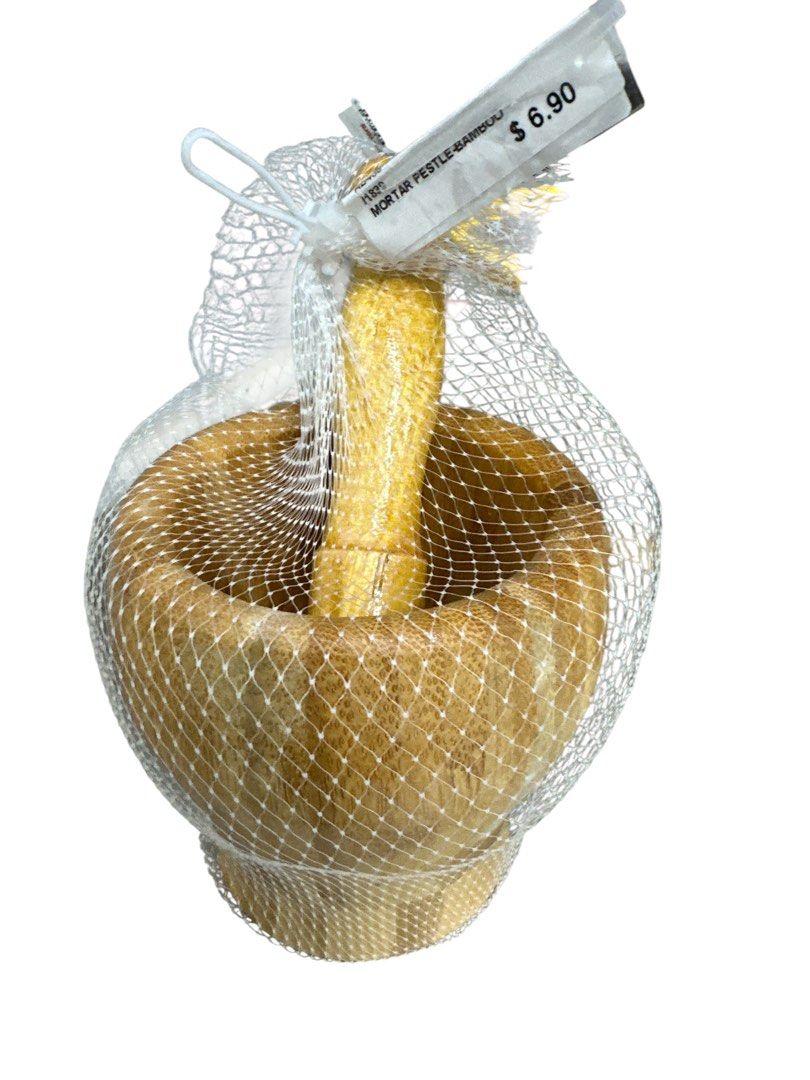 MORTAR PESTLE BAMBOO  1839 Main image