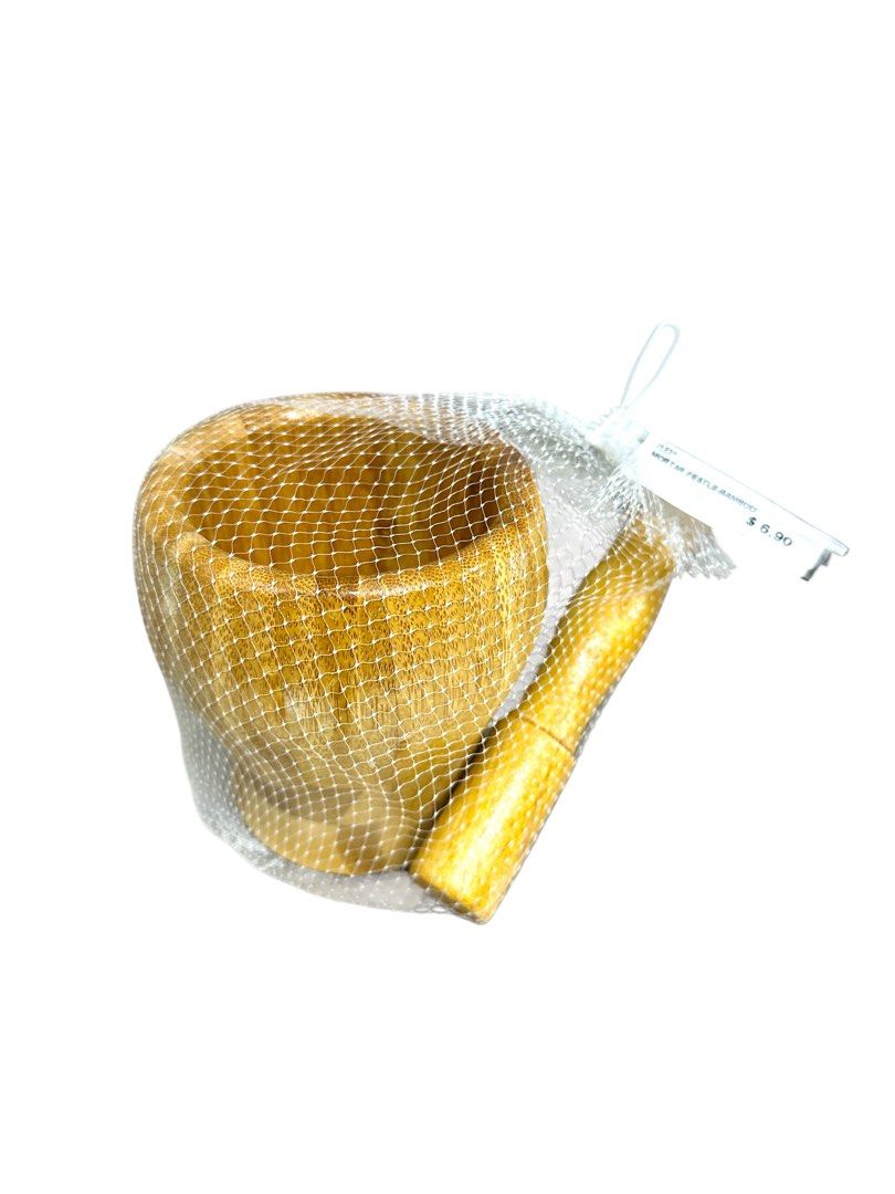 MORTAR PESTLE BAMBOO  1839