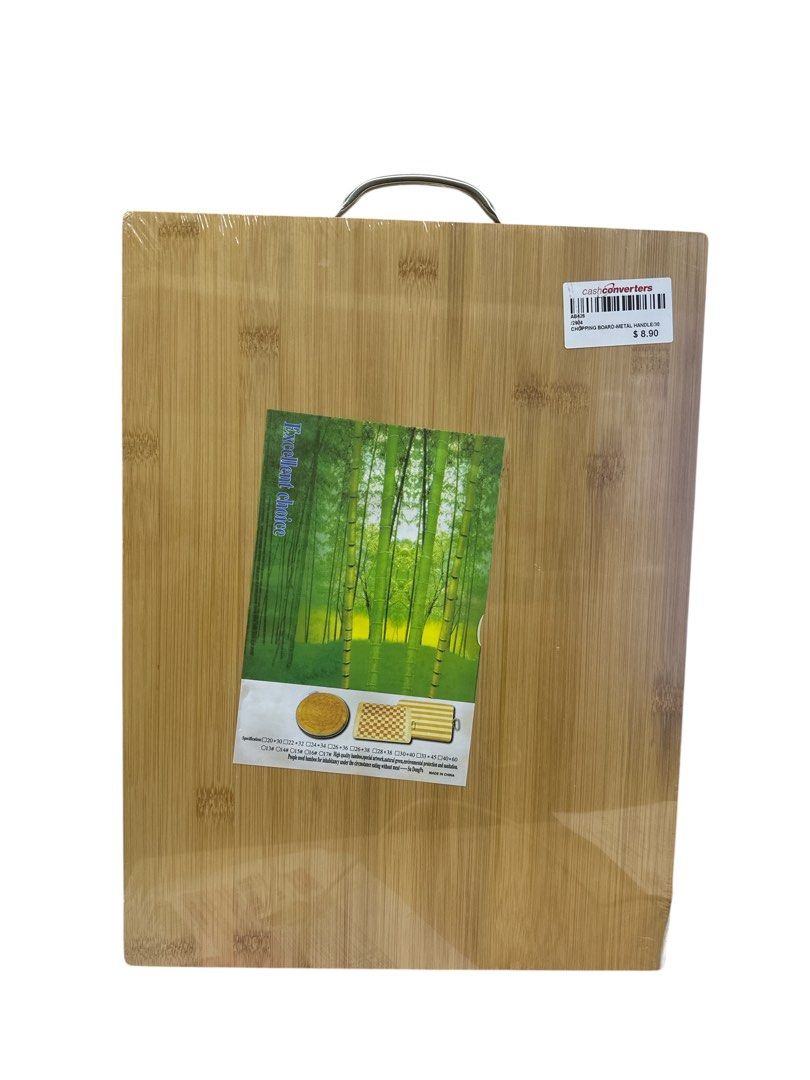 CHOPPING BOARD METAL HANDLE 30X40X17  2904 Main image