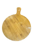 CHOPPING BOARD PLATTER WITH GROOVE ROUND 43X30  2528