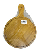 CHOPPING BOARD PLATTER WITH GROOVE ROUND 43X30  2528