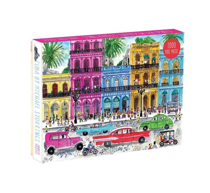 Galison Michael Storrings Cuba 1000 Piece Jigsaw Puzzle