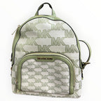 Michael Kors Green Canvas Backpack