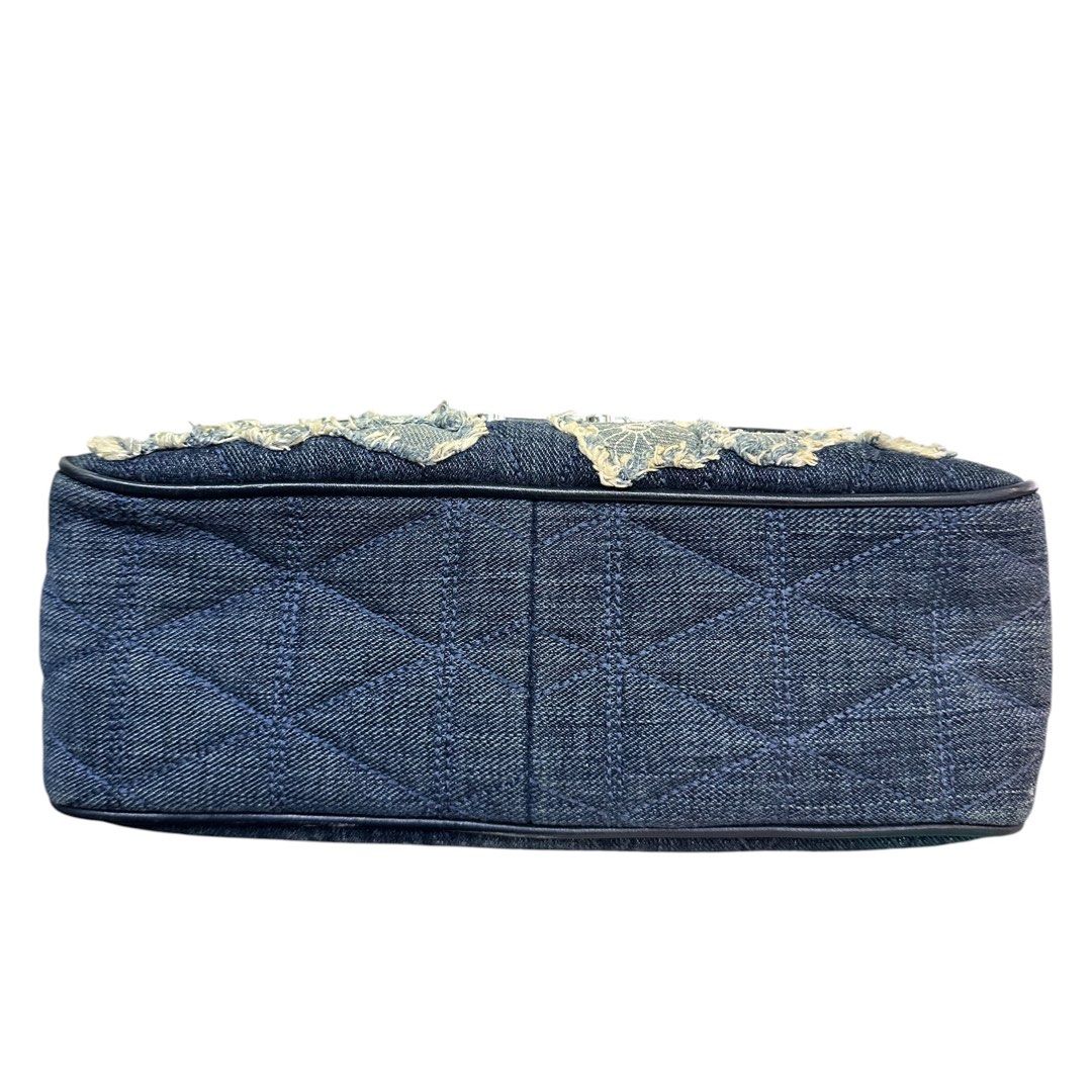 Michael Kors Denim Floral Shoulder Bag
