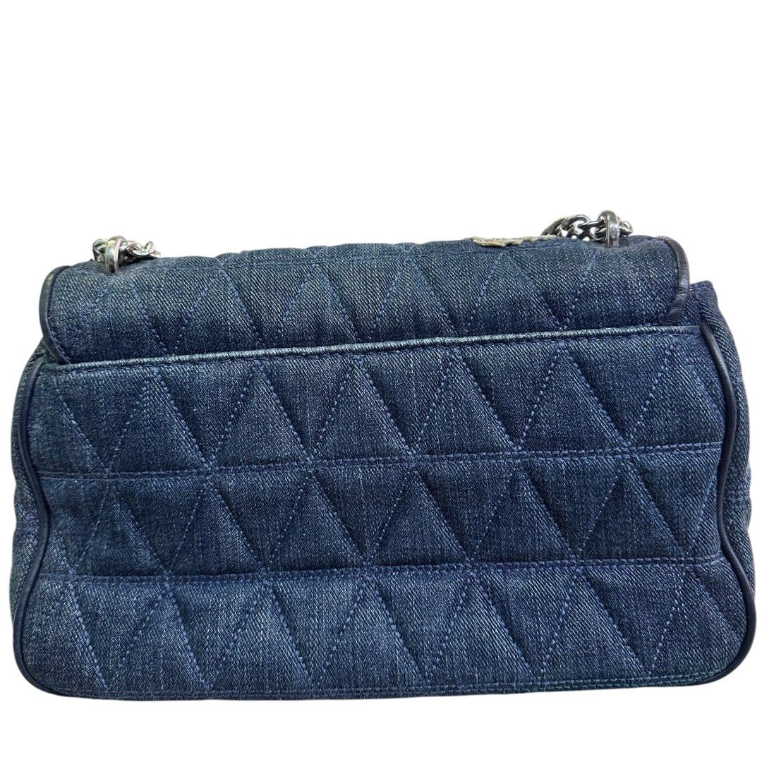 Michael Kors Denim Floral Shoulder Bag Secondary image