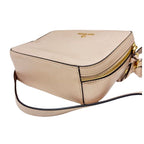 Michael Kors Jet Set Pebbled Leather Crossbody Bag, Beige