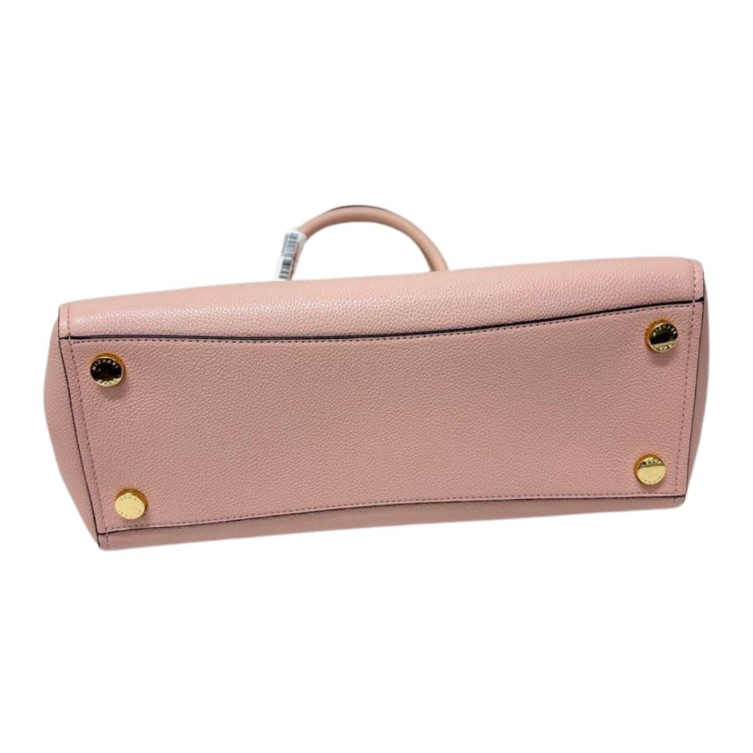 Michael Kors Pink Leather 2-Way Tote Bag with Strap