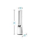 Midea MAM060CPAPWH DC Motor Bladeless Fan with Air Purifier