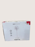 Mistral MSF047 Stand Fan 16in Convertible Height White