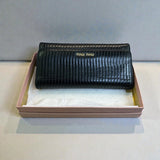 Miu Miu  Leather Black Wallet