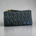 Miumiu Matelasse Zip Wallet