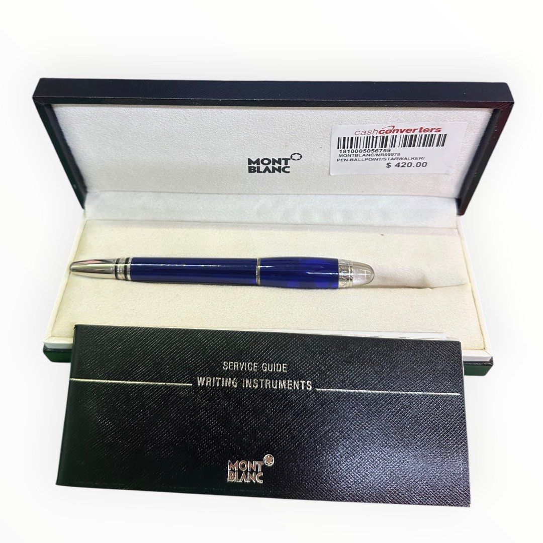 Montblanc Blue Planet Star Walker Precious Resin Ballpoint Pen Main image