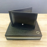 Montblanc Wallet 6cc with money clip black (H-11cm x W-8cm)