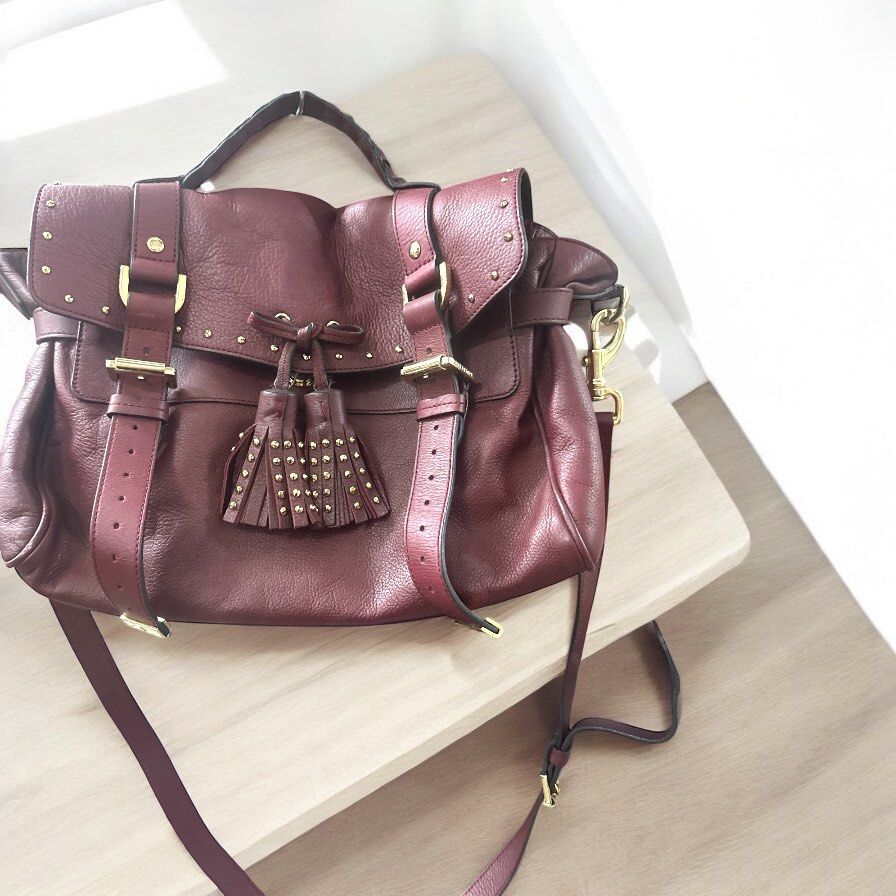 Mulberry Leather Studded Tassa Alexa Satchel Bag – Cash Converters