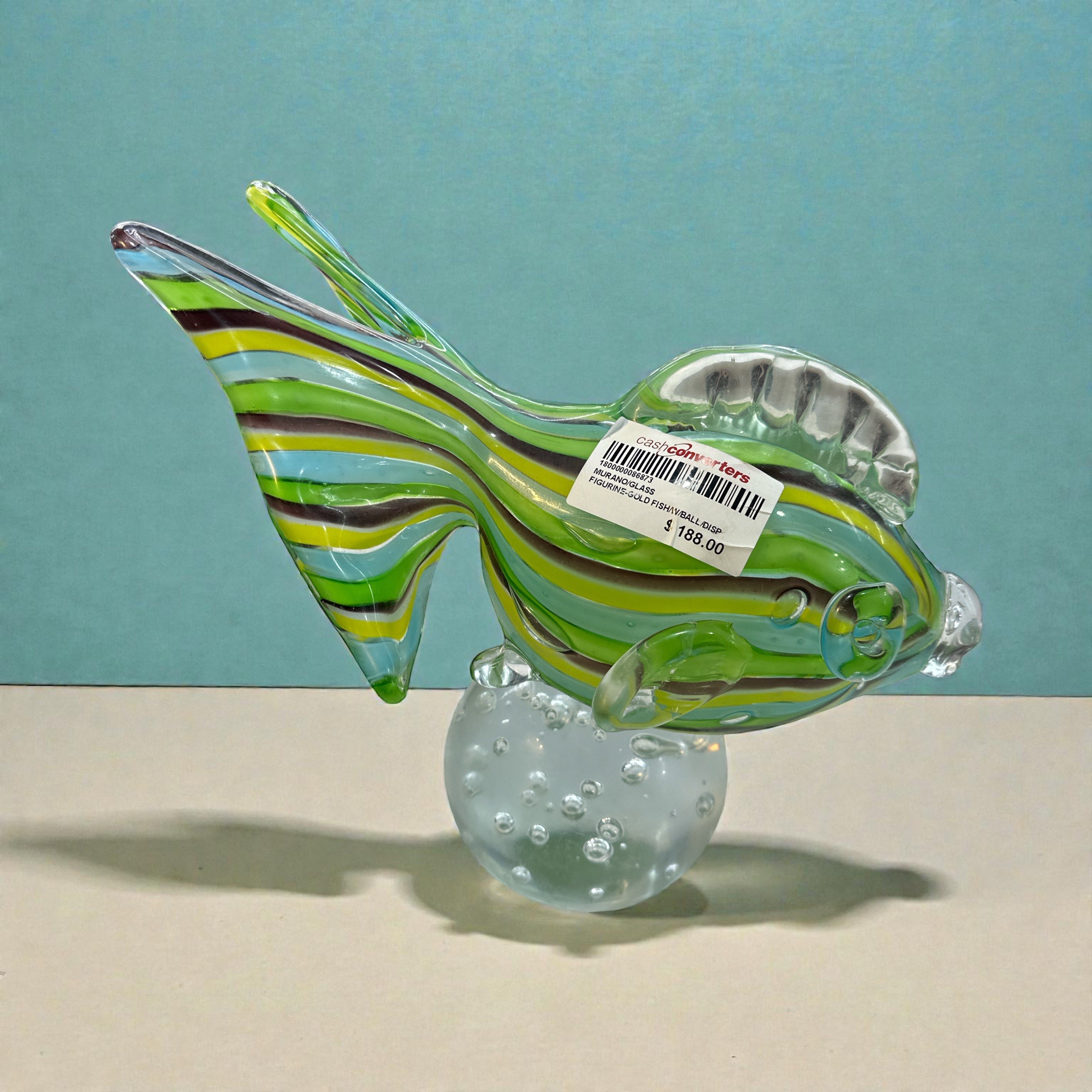 Murano Gold Fish Figurine