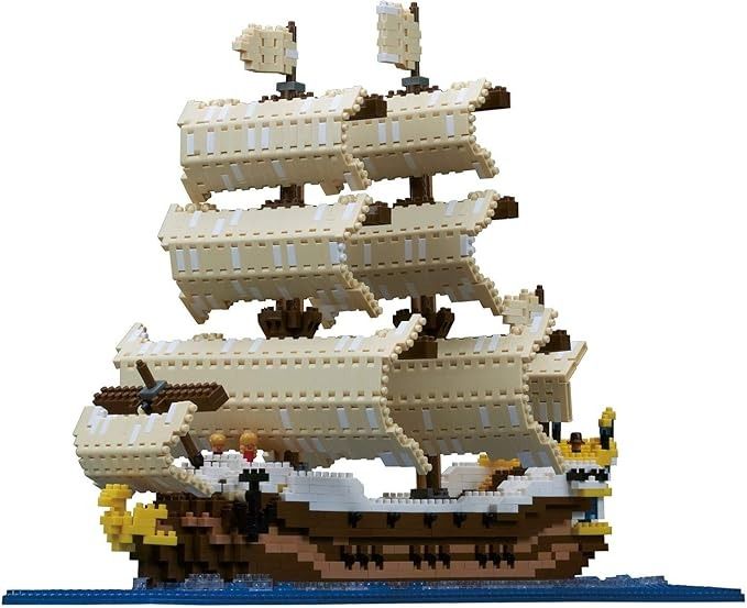 Nanoblock NB-030 Sailing Ship Micro Sized Building Blocks Main image