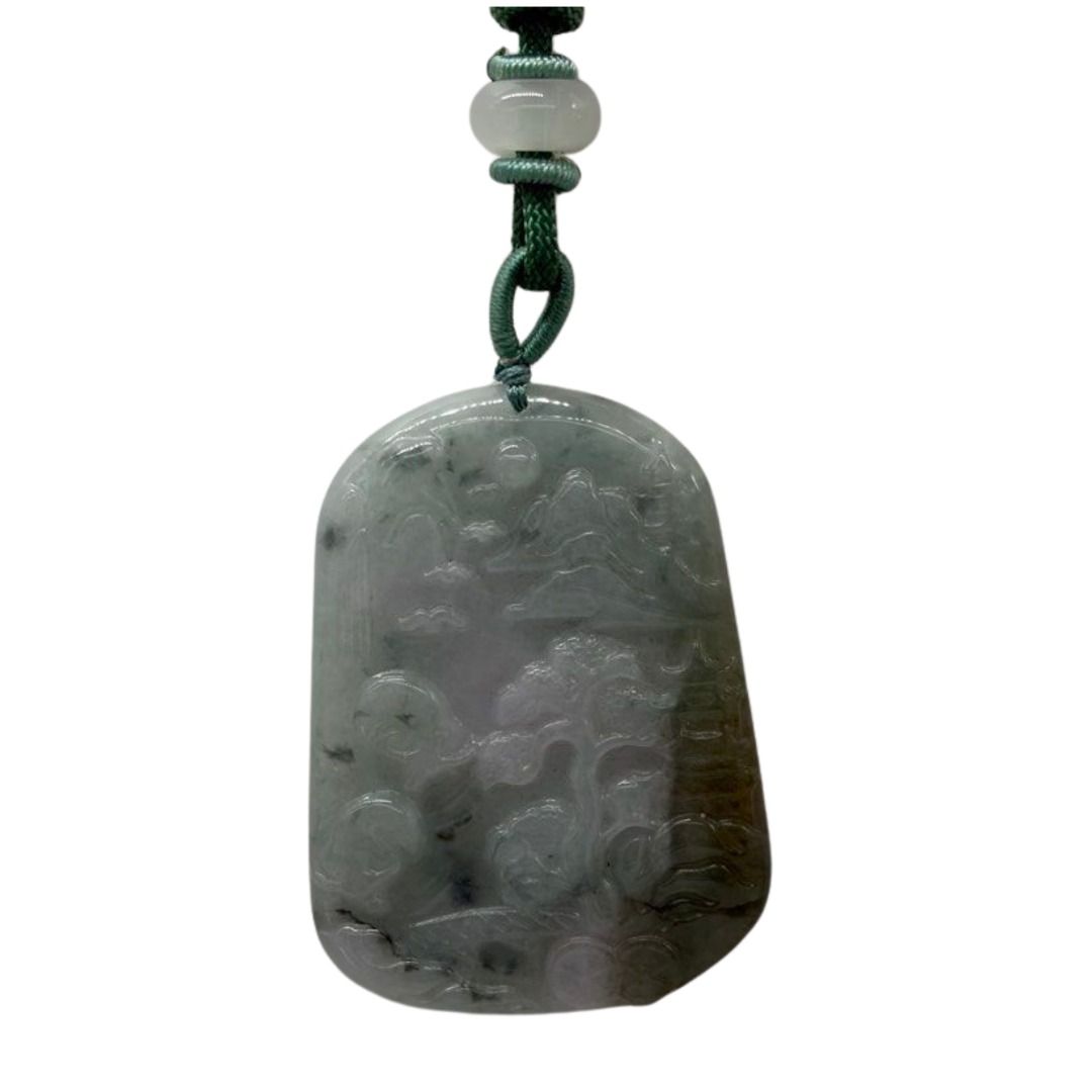 Natural Fei Cui (Jadeite Jade, Type-A) Pendant