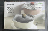 NEOFLAM 30cm Casserole NonStick Xtrema Ceramic Coating Steamboat