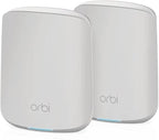 NETGEAR Orbi Mesh WiFi System (RBK352) | WiFi 6 Mesh Router with 1 Satellite Extender |WiFi Mesh Whole Home Dual Band Coverage up to 2,500 sq. ft. and 30+ Devices | AX1800 WiFi 6 (Up to 1.8 Gbps)