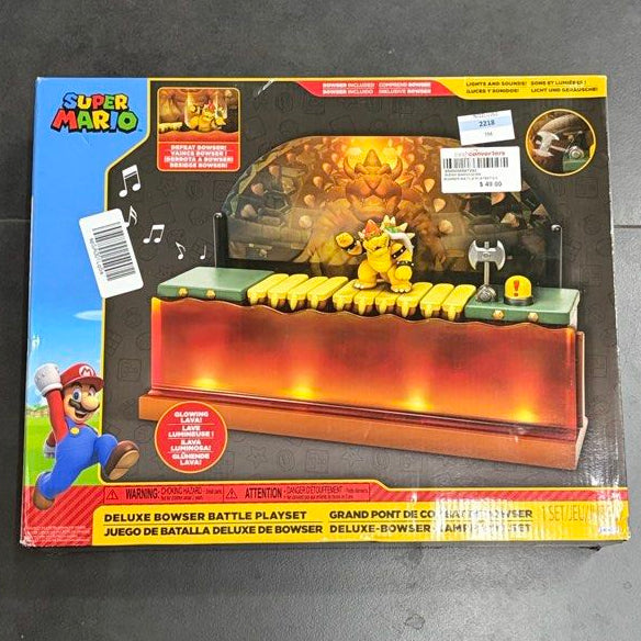 Nintendo 2.5in DLX Bowser Battle Playset