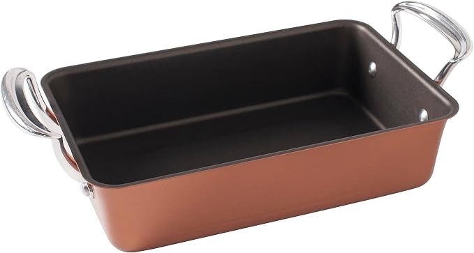 Nordic Ware 257NW-41633 Copper Rectangle Roaster Pan, Medium