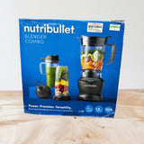 NutriBullet NBF500DG - Blender Combo, 1,200W, Easy-Twist Stainless Steel Blade, includes: 1x 1.8L Blender Pitcher, 1x 900ml BPA-free Tritan Cup and 1x 700ml BPA-free Tritan Cup, Dark Grey colour
