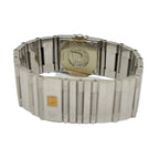Omega Constellation Quadra 19mm Quartz Diamond Bezel Steel Watch