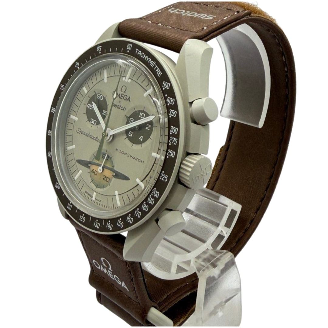 Omega x Swatch Bioceramic MoonSwatch Mission To Saturn 42mm Quartz Watch