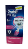 OralB Cross Action PRO 500 Edition Electric Toothbrush Pink