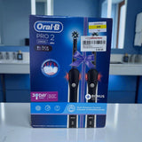 Oral-B Pro 2 2900 Black Edition Rechargeable Toothbrushes, 2 count