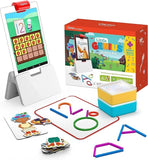 Osmo - Little Genius Starter Kit for Fire Tablet + Early Math Adventure - Valentine Toy/Gift - 6 Educational Games-Counting, Shapes & Phonics-STEM Gifts-Ages 3 4 5