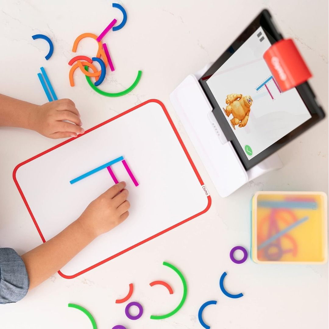 Osmo - Little Genius Starter Kit for Fire Tablet + Early Math Adventure - Valentine Toy/Gift - 6 Educational Games-Counting, Shapes & Phonics-STEM Gifts-Ages 3 4 5(Osmo Fire Tablet Base Included) Secondary image