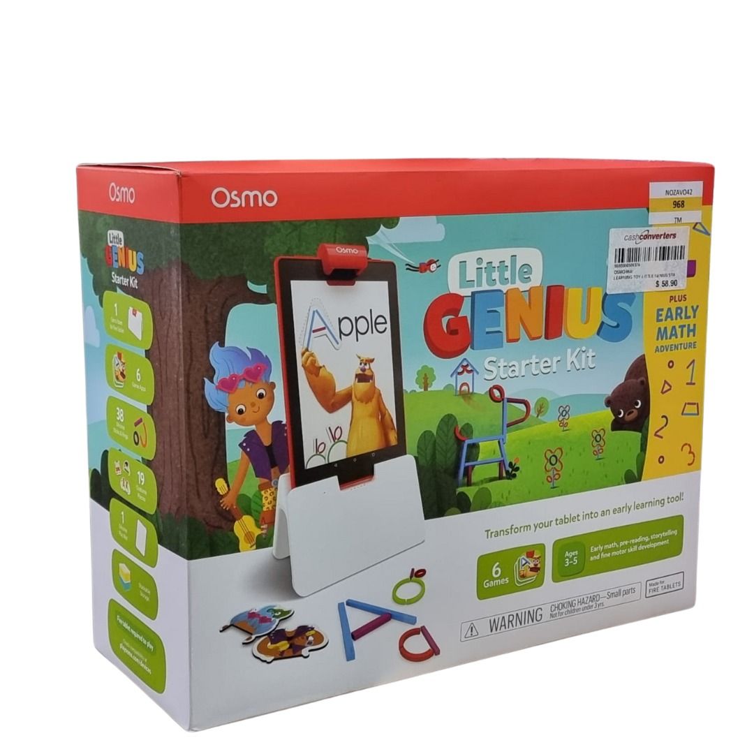 Osmo - Little Genius Starter Kit for Fire Tablet + Early Math Adventure - Valentine Toy/Gift - 6 Educational Games-Counting, Shapes & Phonics-STEM Gifts-Ages 3 4 5 Secondary image